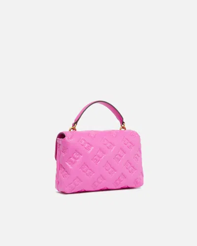 Pinko Mini Love Bag Puff Crossbody Bag In Branded Nappa Leather