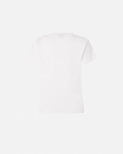 Pinko White T-shirt With Logo Print In White