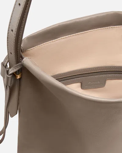 Pinko Vertical Medium Leather Slouchy Bag