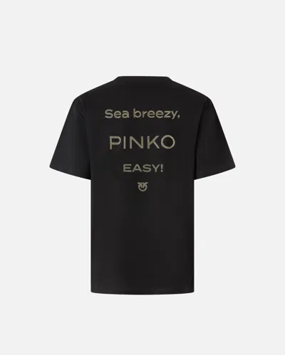 Pinko Stunning T-shirt In Black