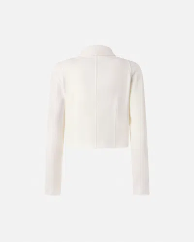 Pinko 'gelato' Trucker Jacket In White