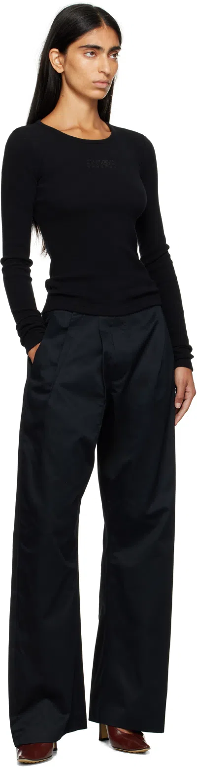 Mm6 Maison Margiela Mm6 X Salomon Technical Long Sleeve Top In Black