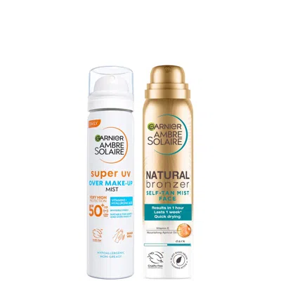 Ambre Solaire Garnier  Face Spf50+ Mist And Self Tan Mist 75ml