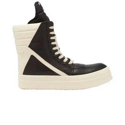Pre-owned Rick Owens Hollywood Runway Mega Geobasket High 'black Milk' | Men's Size 44