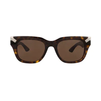 Pre-owned Alexander Mcqueen Square Sunglasses 'havana/brown' | Men's Size Onesize