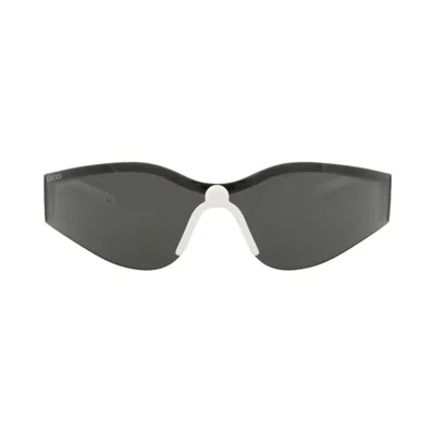 Pre-owned Gucci Shield Sunglasses 'white/grey' | Women's Size Onesize