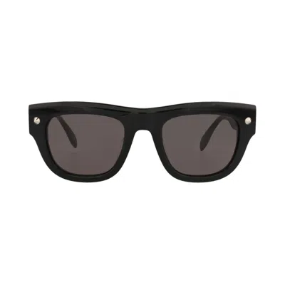 Pre-owned Alexander Mcqueen Square Sunglasses 'black/grey' | Men's Size Onesize