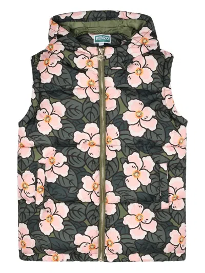 花卉印花蓬松夹克