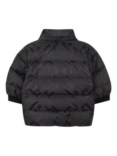 Givenchy Logo-print Quilted Puffer Jacket In Black