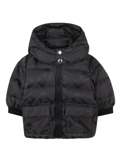 Givenchy Logo-print Quilted Puffer Jacket In Black