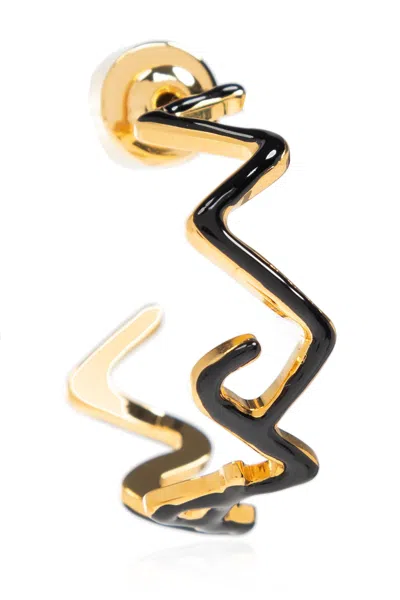 Marni Earrings With Logo In Gold