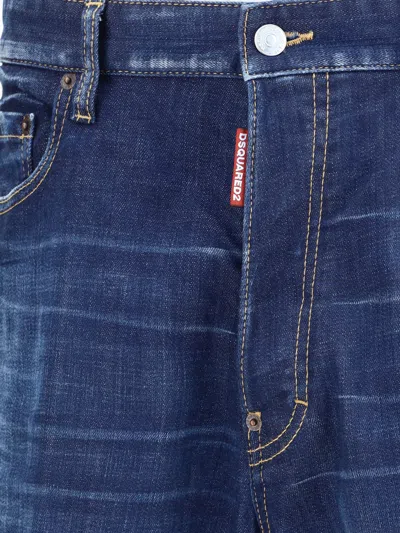 Dsquared2 Slim-fit Denim Jeans With Classic Five-pocket Design In Blue