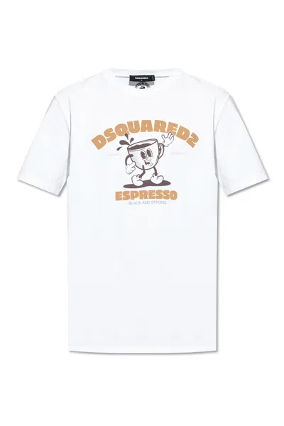 Dsquared2 Camiseta - Blanco In White