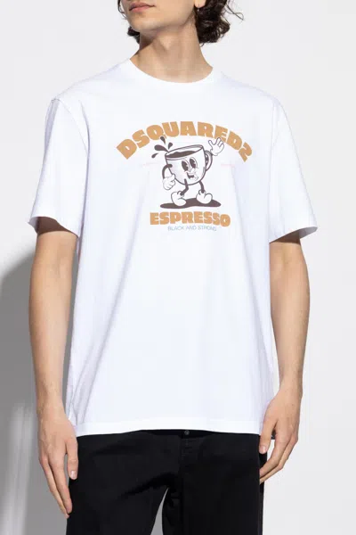 Dsquared2 Camiseta - Blanco In White
