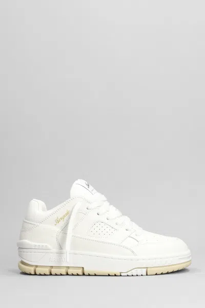 Axel Arigato Perforated Round Toe Sneaker With Recycled Dustbag In White
