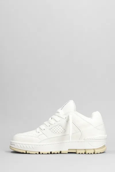 Axel Arigato Perforated Round Toe Sneaker With Recycled Dustbag In White