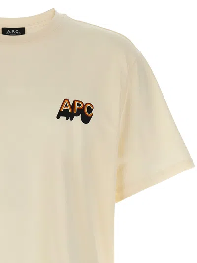 Apc T-shirt A. P.c. Men Color Beige In Neutral