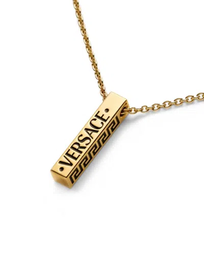 Versace Necklace With Pendant In Gold