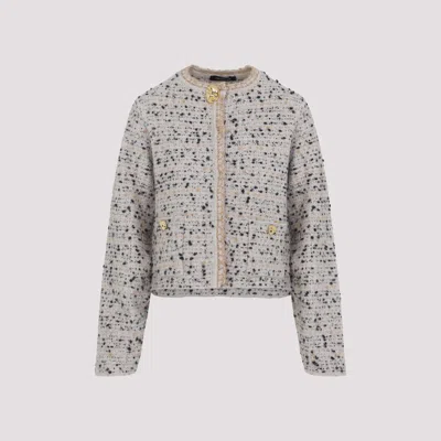 Fabiana Filippi Tailored Textured Jacket In Gray