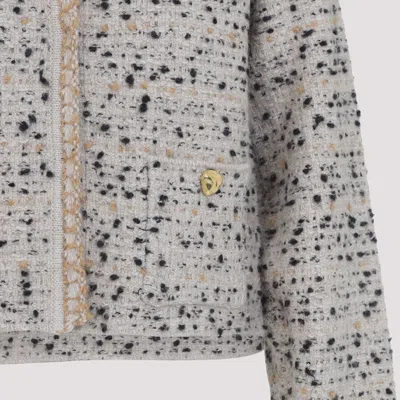 Fabiana Filippi Tailored Textured Jacket In Gray