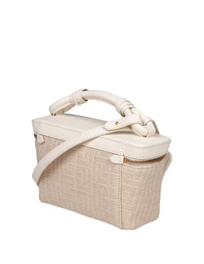 Balmain B-army Jacquard Canvas Pouch In Pattern