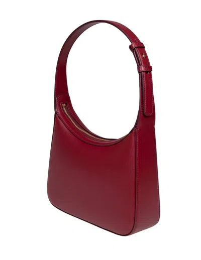 Dolce & Gabbana 3.5 Shoulder Bag In Leather With Dg Logo Color Tape In Red