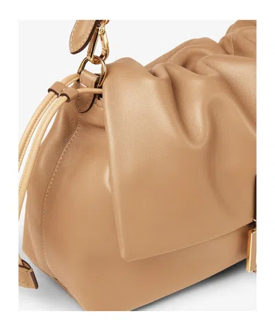 Fendi Mamma Baguette Large In Brown