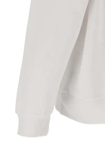 Lacoste Logo Patch Sweatshirt In Neutral