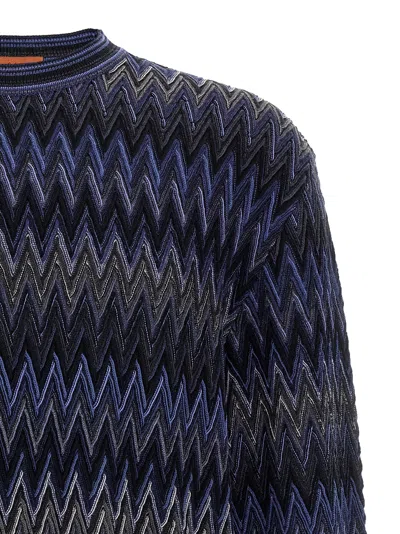 Missoni Zigzag Pattern Sweater In Multi