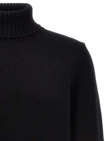 Zanone Virgin-wool Sweater In Black
