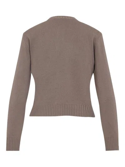 Fabiana Filippi Wool Blend Jacket In Brown