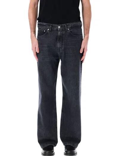Our Legacy First Cut Pants Graphite Wave Selvedge In Blue