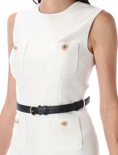 Self-portrait Taffeta Mini Dress In White