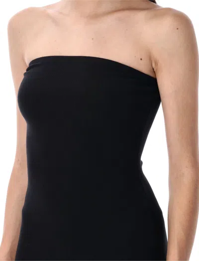 Éterne Eterne Tube Maxi Dress In Black