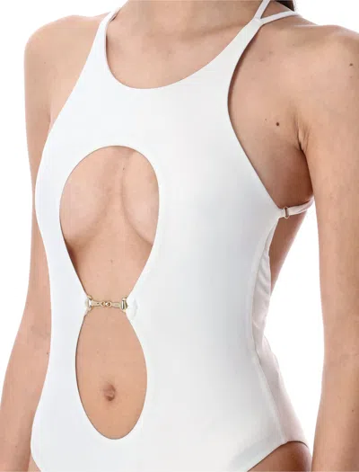 Swim By Di Cut-out Swimsuit In White