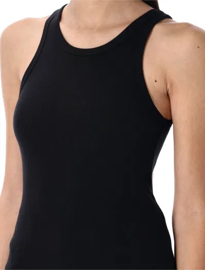 Éterne Eterne High Neck Fitted Tank In Black