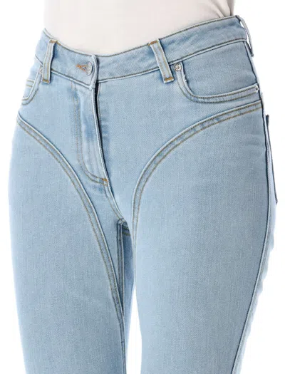 Mugler Jeans In Blue