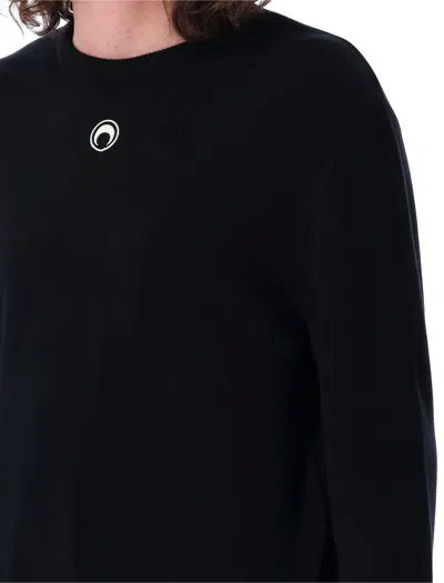 Marine Serre Crescent Moon Sweater In Black