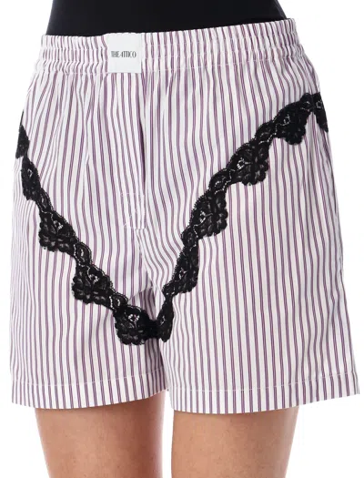 Attico The  Shorts In Purple