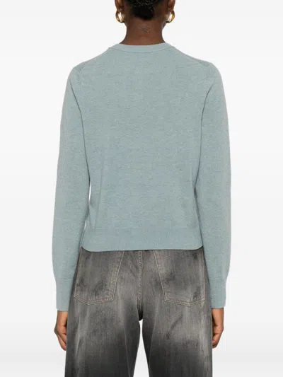 Acne Studios Grey Button Fastening Sweater In Gray