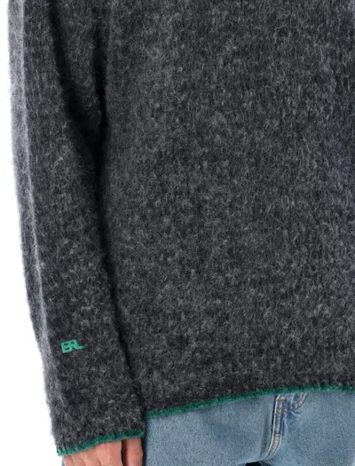 Erl V-neck Sweater Long Sleeves In Black