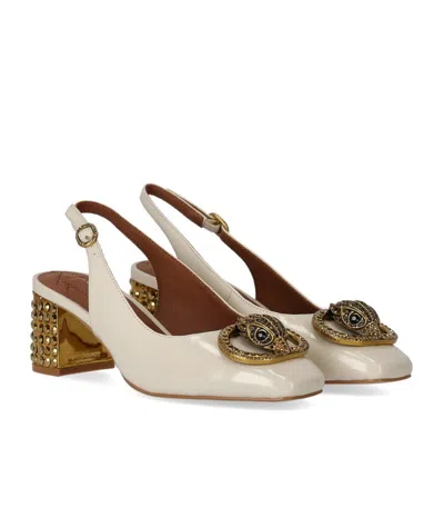 Kurt Geiger London Chelsea Block Bone Slingback Pumps In Multi