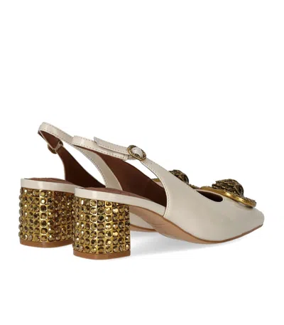 Kurt Geiger London Chelsea Block Bone Slingback Pumps In Multi