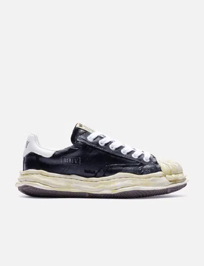 Miharayasuhiro Blakey Og Sole Film Attached Canvas Low-top Sneaker In Black