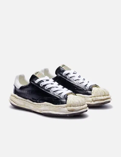 Miharayasuhiro Blakey Og Sole Film Attached Canvas Low-top Sneaker In Black