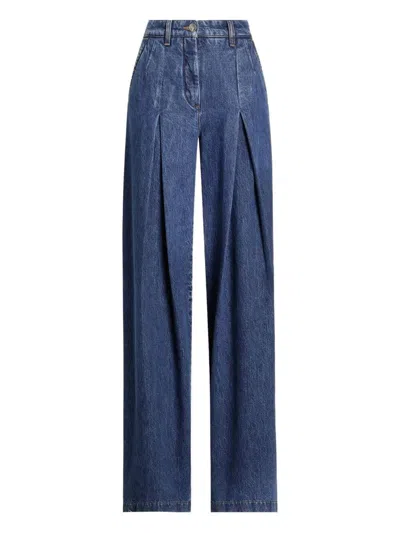 Dolce & Gabbana 5 Pocket Denim Pants In Blue