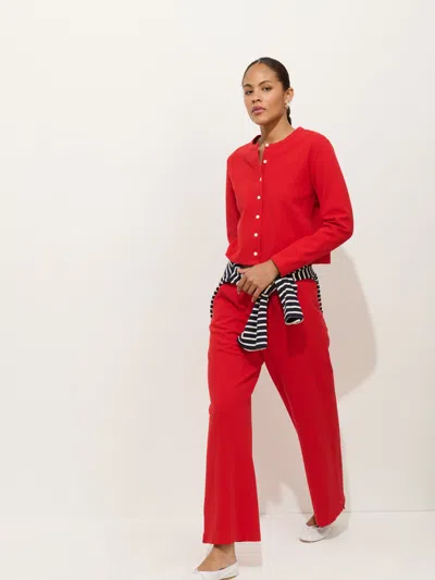 Alex Mill Coco Sport Cardigan In Red