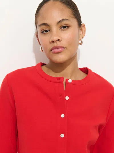 Alex Mill Coco Sport Cardigan In Red
