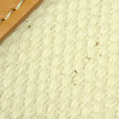 Pre-owned Celine Brown White Canvas Leather Shoulder Bag ()