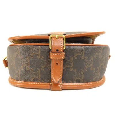 Pre-owned Celine Macadam Brown Pvc Shoulder Bag ()